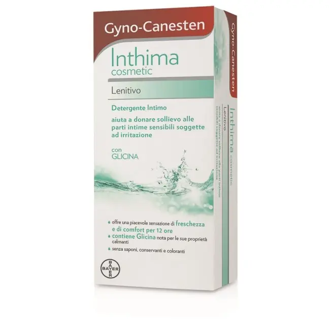 Più Venduto Gyno-Canesten Inthima Cosmetic Detergente Intimo Lenitivo 200ml