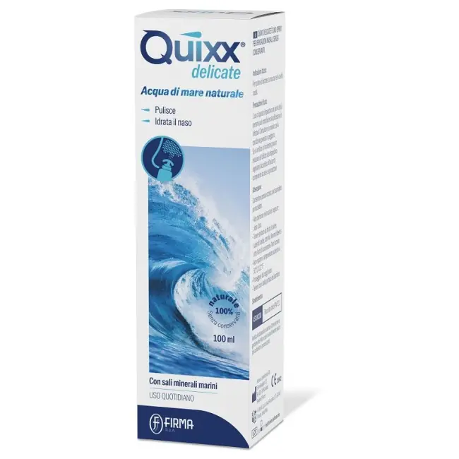 Soluzione Spray Per Irrigazioni Nasali Quixx Delicate Acqua Marina Isotonica 100 Ml Spedizione Espresso